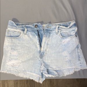 abercrombie and fitch jean shorts